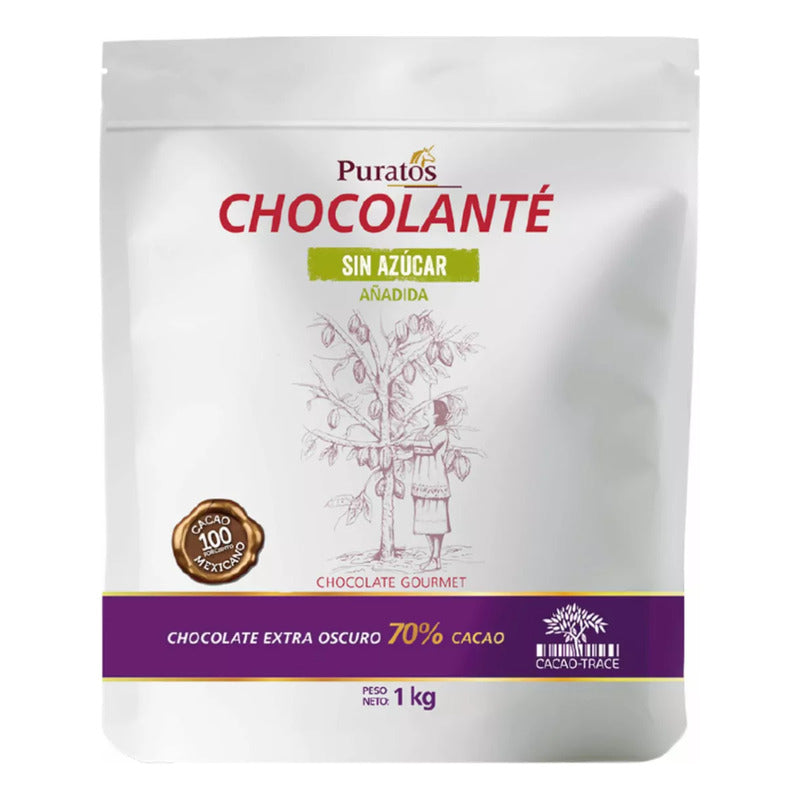 1kg Puratos Chocolanté 70% Sin Azúcar Gota Repostería (2paq)
