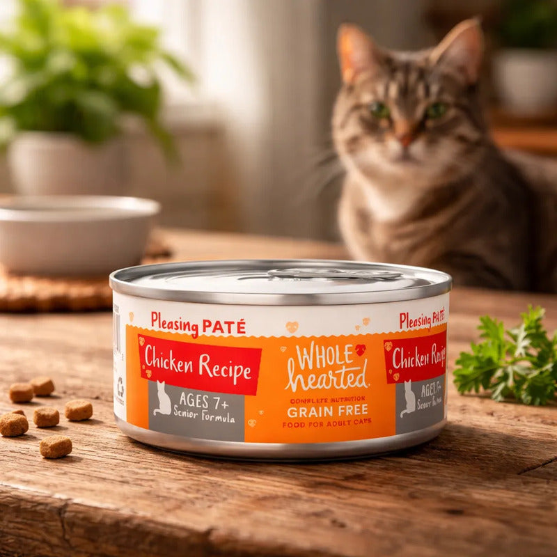 Alimento Natural Húmedo Para Gato Senior Receta Pollo, 85 G