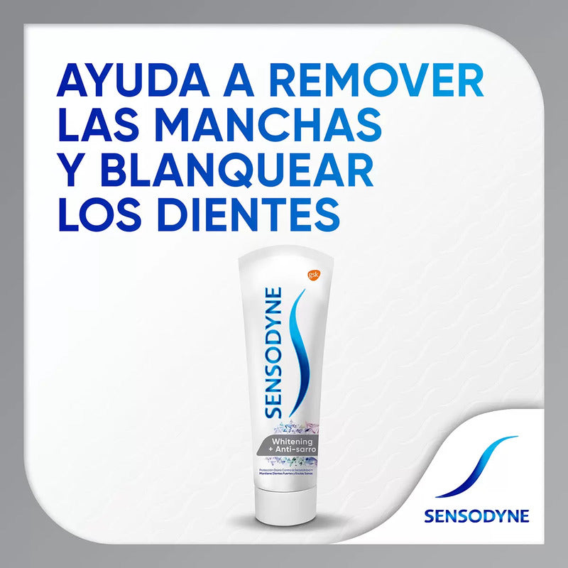 Sensodyne Pasta Blanqueadora Anti-sarro 5 Piezas De 113 G
