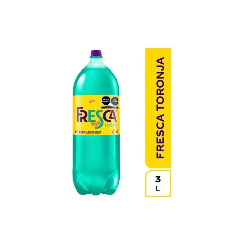 Refresco Fresca Sabor Toronja 6 Pz De 3 L