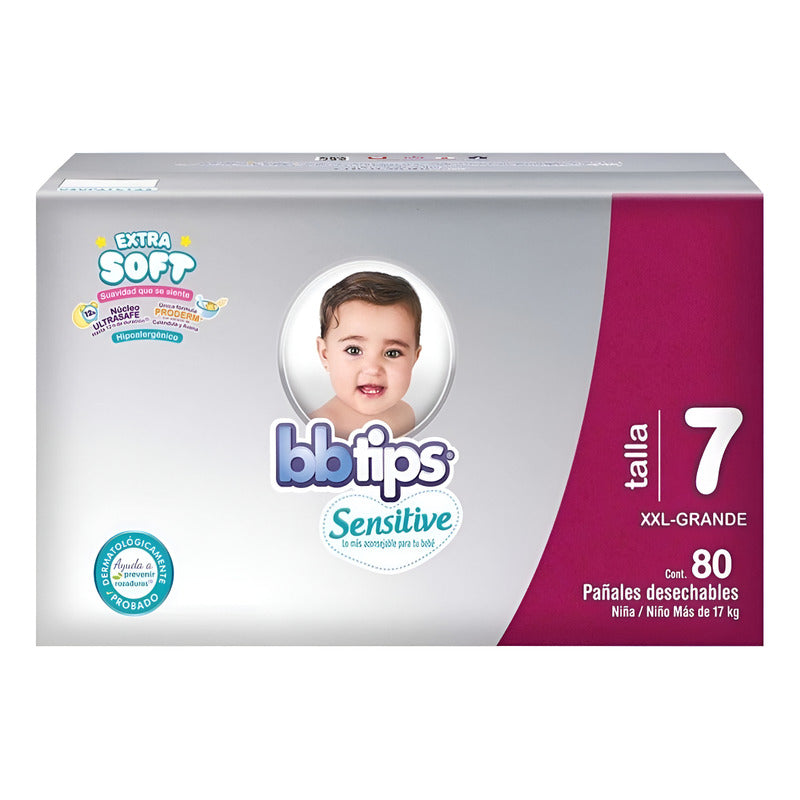Pañales Chicolastic Bb Tips Etapa 7 Con 80 Piezas Sin Género