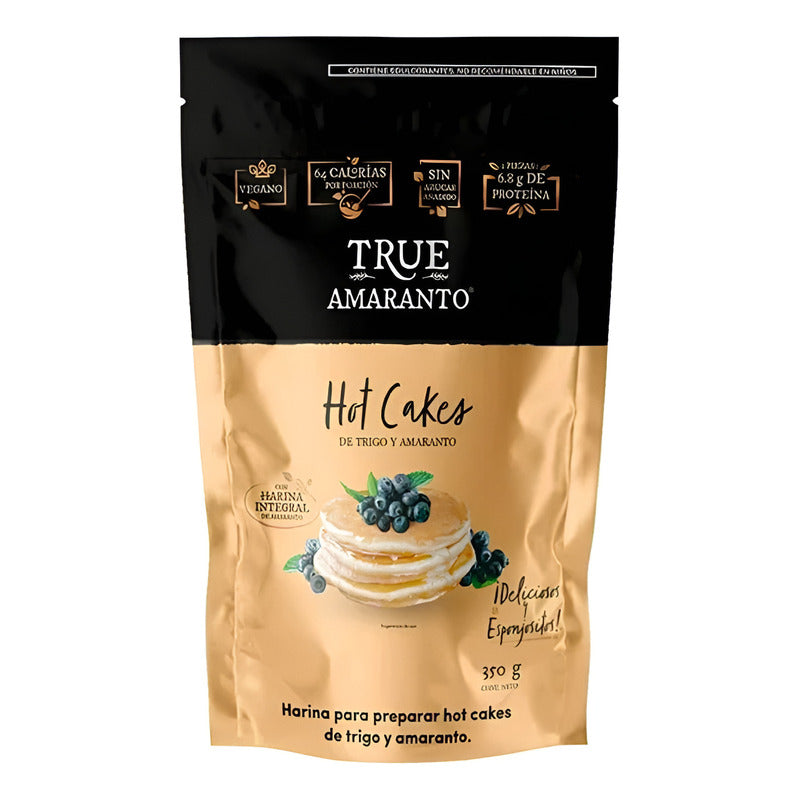 Harina Para Hot Cakes True Amaranto Trigo Y Amaranto De 350g