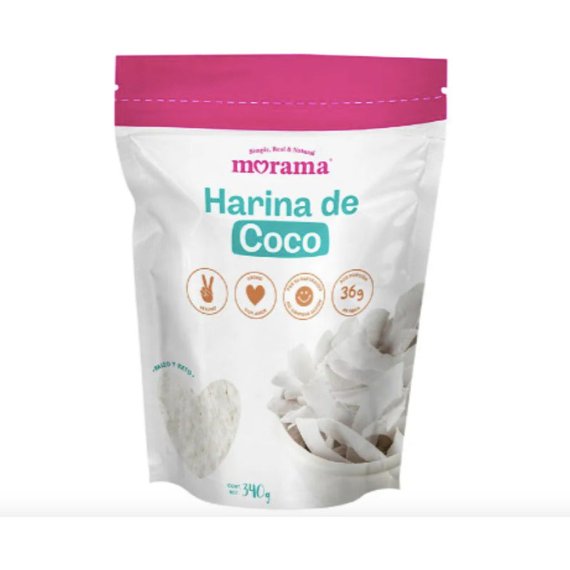 Harina De Coco Morama 3 Piezas De 340gr