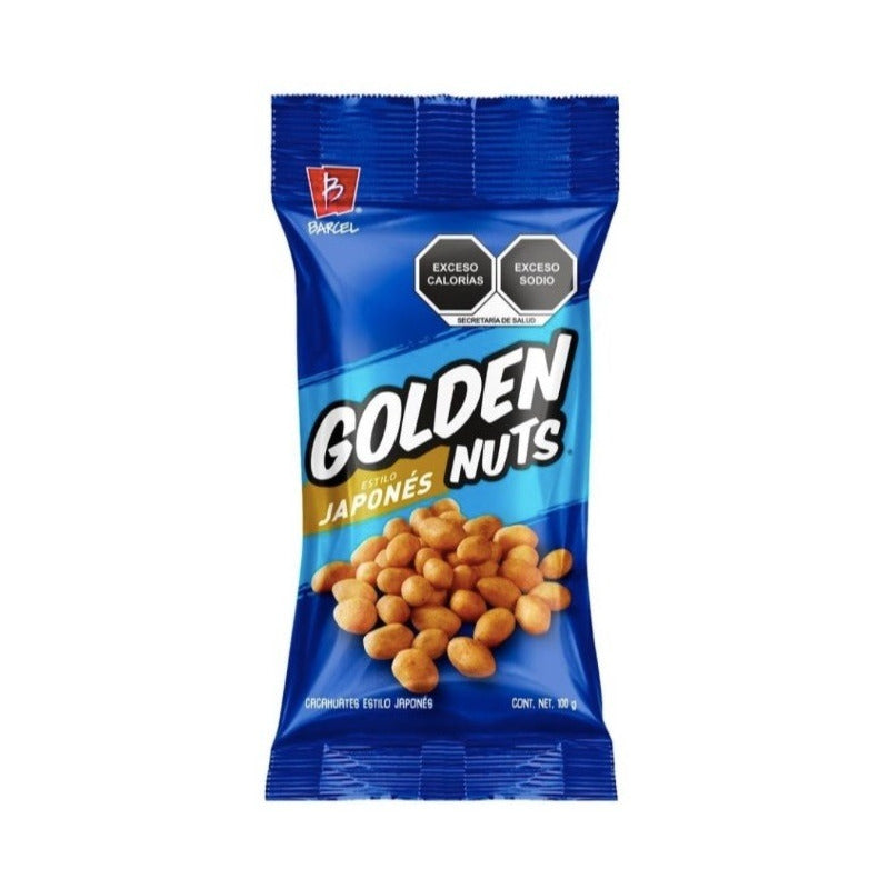 Cacahuates Barcel Golden Nuts Estilo Japonés 100g 5pzas