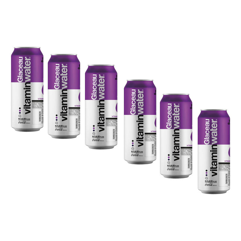 Vitamin Water  Glaceau  Ponche De Frutas 340 Ml (6 Piezas)