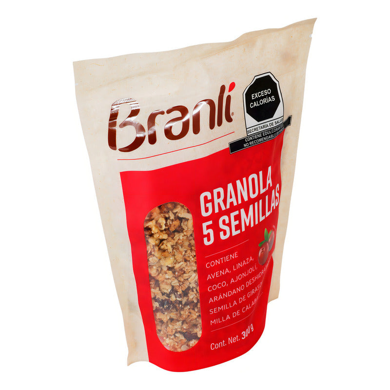 Granola Branli Sin Azúcar 5 Semillas 300g