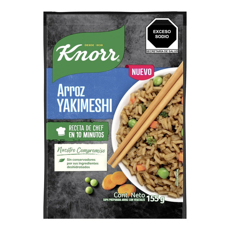 Arroz Knorr Yakimeshi 155g (3 Piezas)