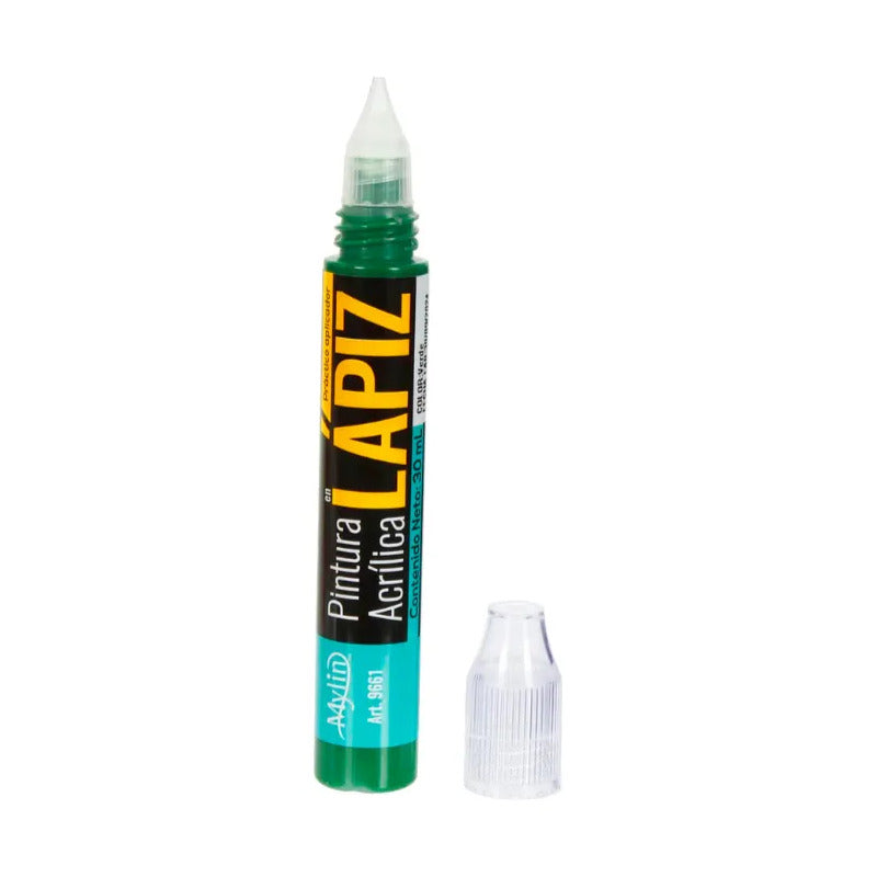 Pintura Acrílica En Lápiz Color Verde 1 Pieza De 30ml Verde