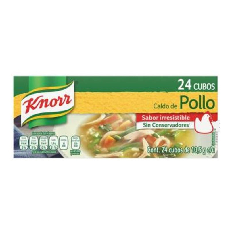 Sazonador Knorr 3 Pzas De 24 Cubos Ts