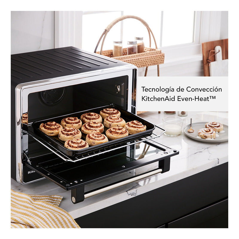 Kitchenaid Horno Eléctrico Con Airfry 12 Funciones Color Negro