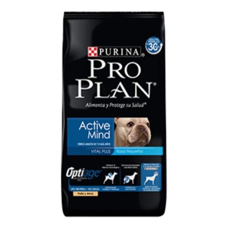 Alimento Pro Plan Optiage Active Mind Razas Pequeñas Para Perro Senior De Raza Pequeña Sabor Pollo Y Arroz De 7.5 Kg