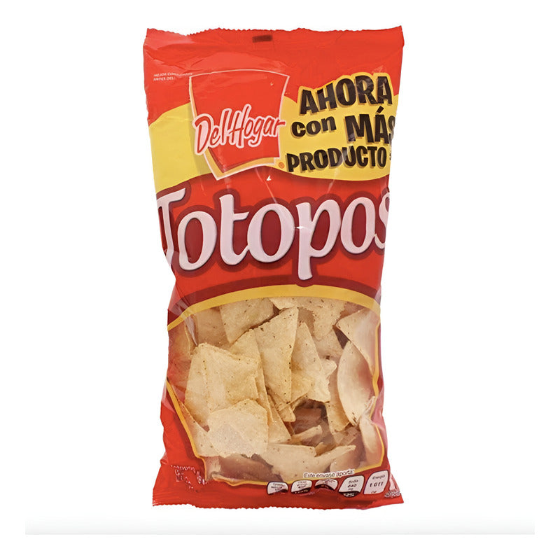 Totopos De Maiz Para Chilaquiles Del Hogar 4 Piezas De 320gr