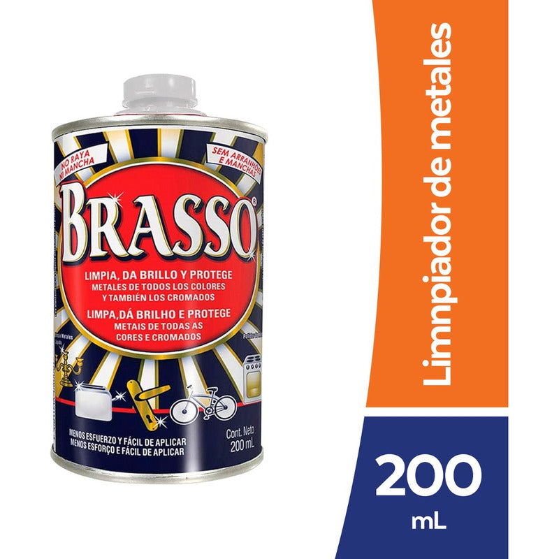 Brasso® Líquido Limpia Metales De 200 G