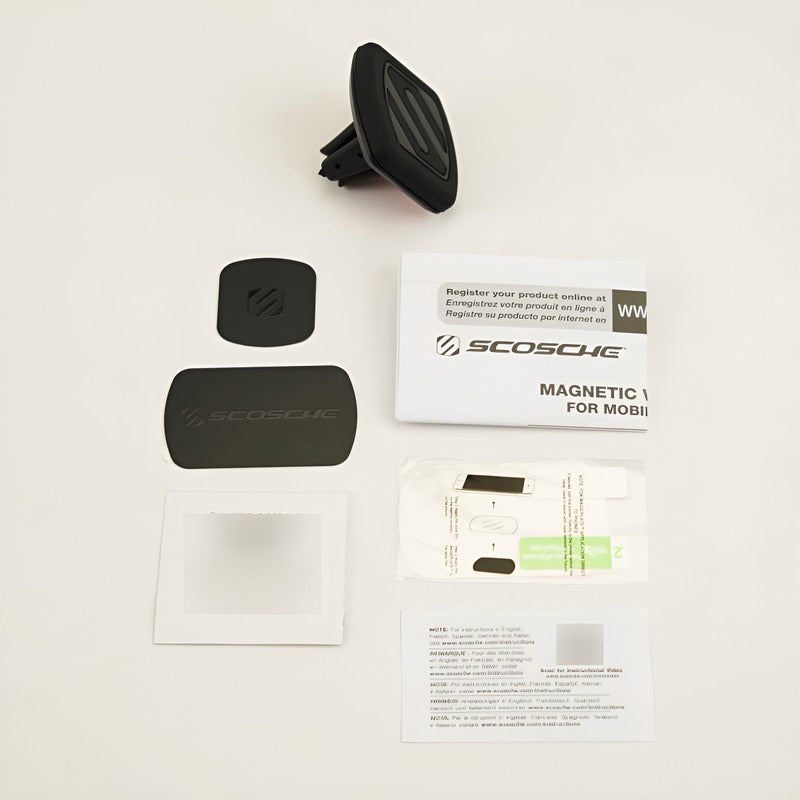 Soporte Magnético Scosche Celular Rejilla Ventilación Negro Magvm2
