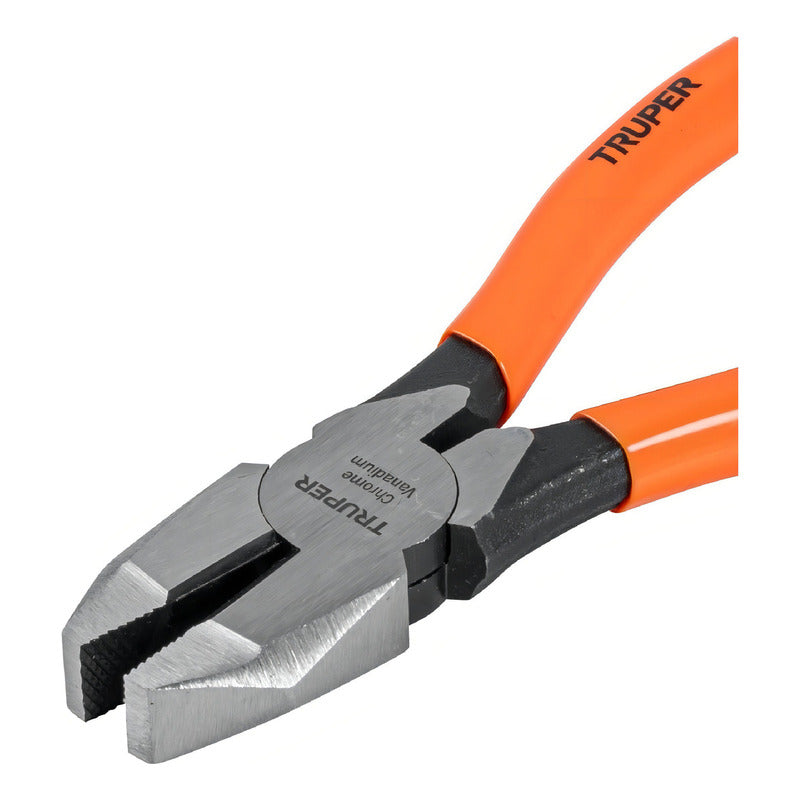 Pinza Profesional Electricista 9'', Mango Vinil Truper 17305