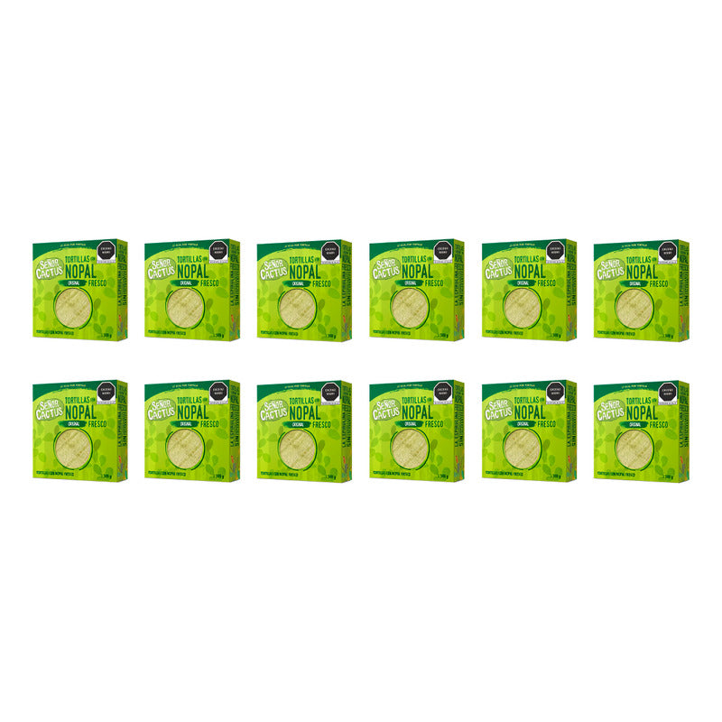 Tortillas De Nopal Señor Cactus 12 Piezas De 500gr