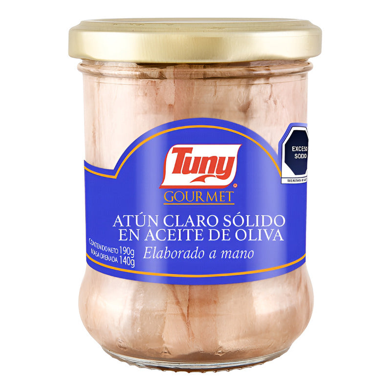Lomo De Atun Claro En Aceite De Oliva Tuny 2 Piezas De 190gr