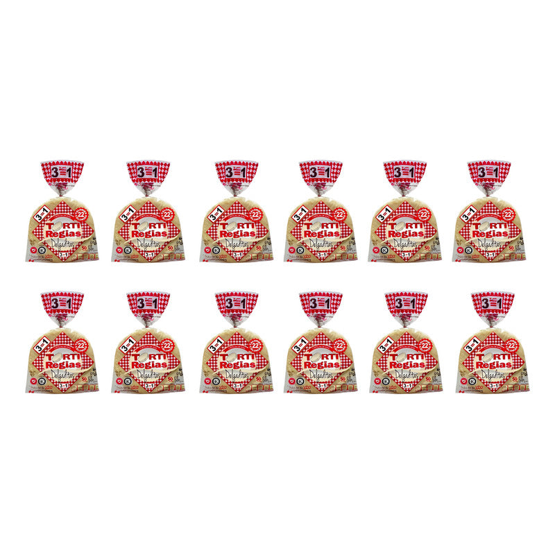 Tortillas De Maíz Amarillas Tortiregias 12 Pq D 50 Tortillas