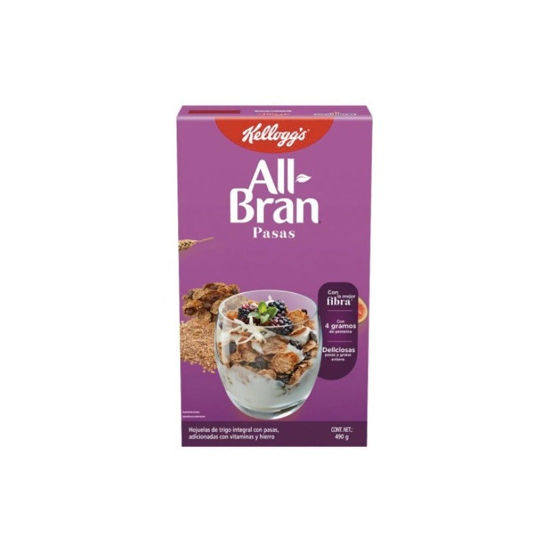 Cereal All Bran Pasas Kellogg's 490 Gr D
