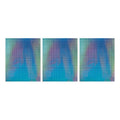 Papel Holográfico Diseño Olas Color Azul Claro 40x50cm 15pz Azul Claro Papel Holográfico Diseño Olas Color Azul Claro