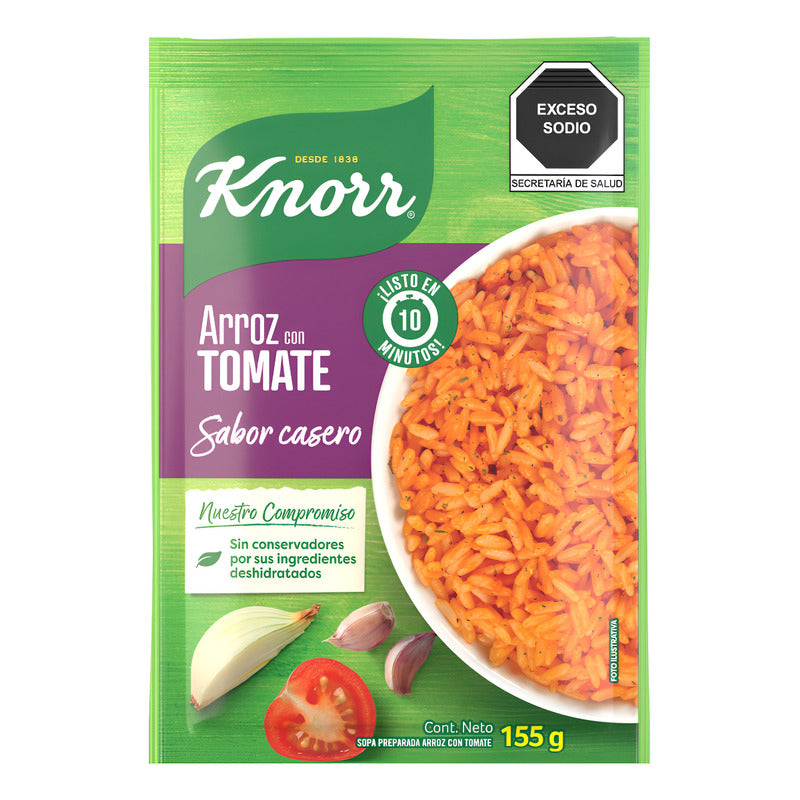 Arroz Con Tomate Knorr En Sobre 155 G