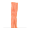 Limpia Pipas De Terciopelo Color Naranja Pastel 30cm 200pz