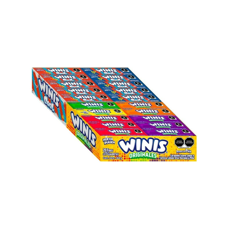Caramelo Suave Winis Surtido 40 Pzas De  18.2 G C/u