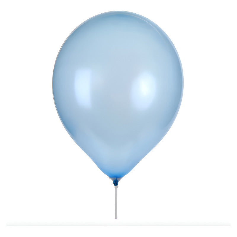 Globos Aperlados Color Azul Claro De 30cm 1 Paquete De 50pz Azul Claro