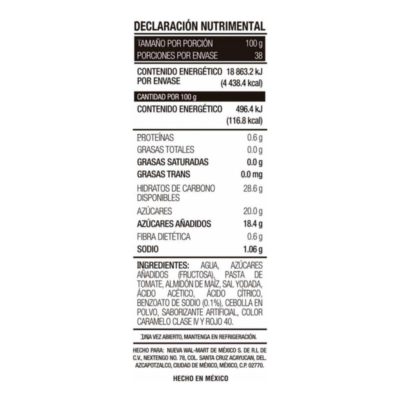 Salsa Catsup Member's Mark 3.8kg