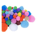 Pom Poms Tamaños Surtidos Y Colores Surtidos 3 Pzas Con 30gr Surtido