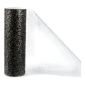 Tul  Negro Con Diamantina 15cm 5m Negro Rayas