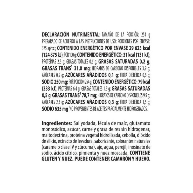 Consomé De Res Knorr Profesional 1.6 Kg