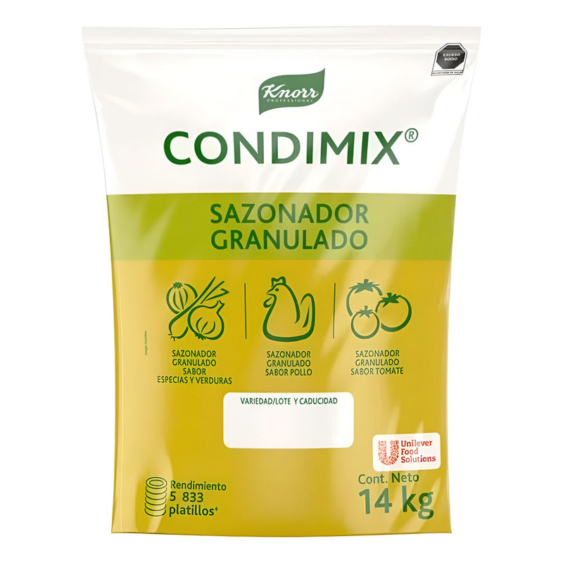 Sazonador Knorr Condimix Granulado Sabor Pollo 14 Kg