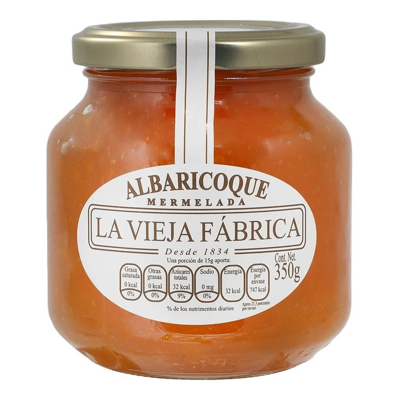 Mermelada Albaricoque La Vieja Fabrica 350 Grs 2 Pack Ipg