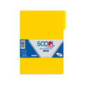 Folder Tamaño Carta Scool Color  Amarillo  100 Pz Amarillo