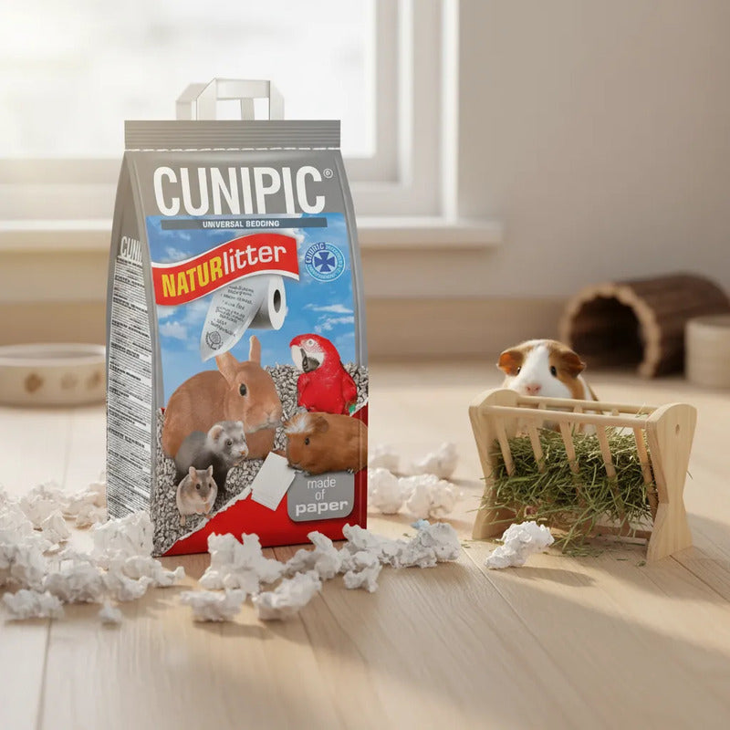 Sustrato De Papel Orgánico Tipo Pellet Pequeñas Mascotas45 L Gris