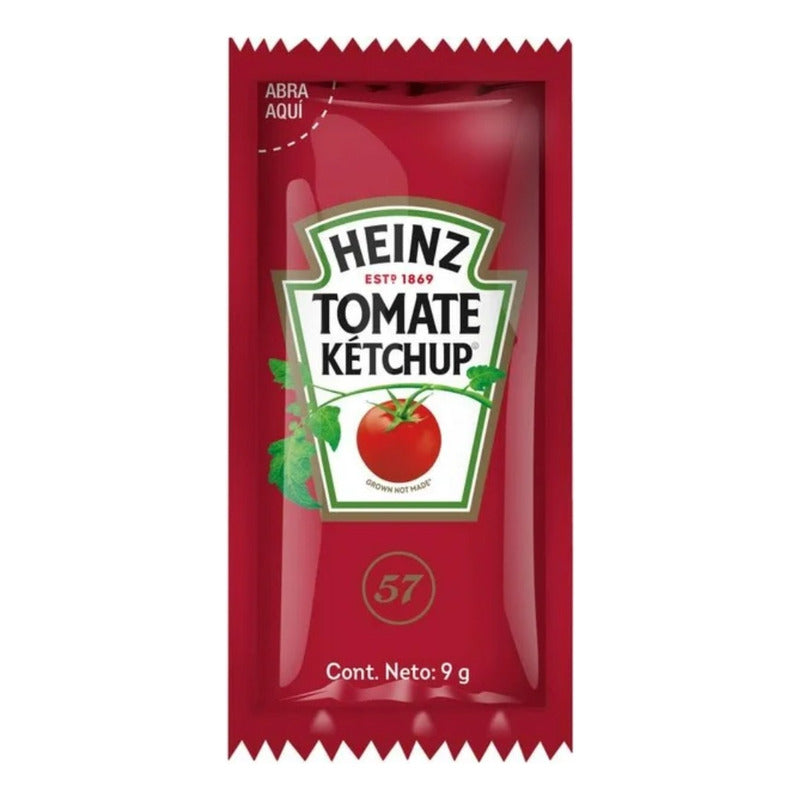 Salsa Catsup Heinz 200 Pzas De 9 G C/u