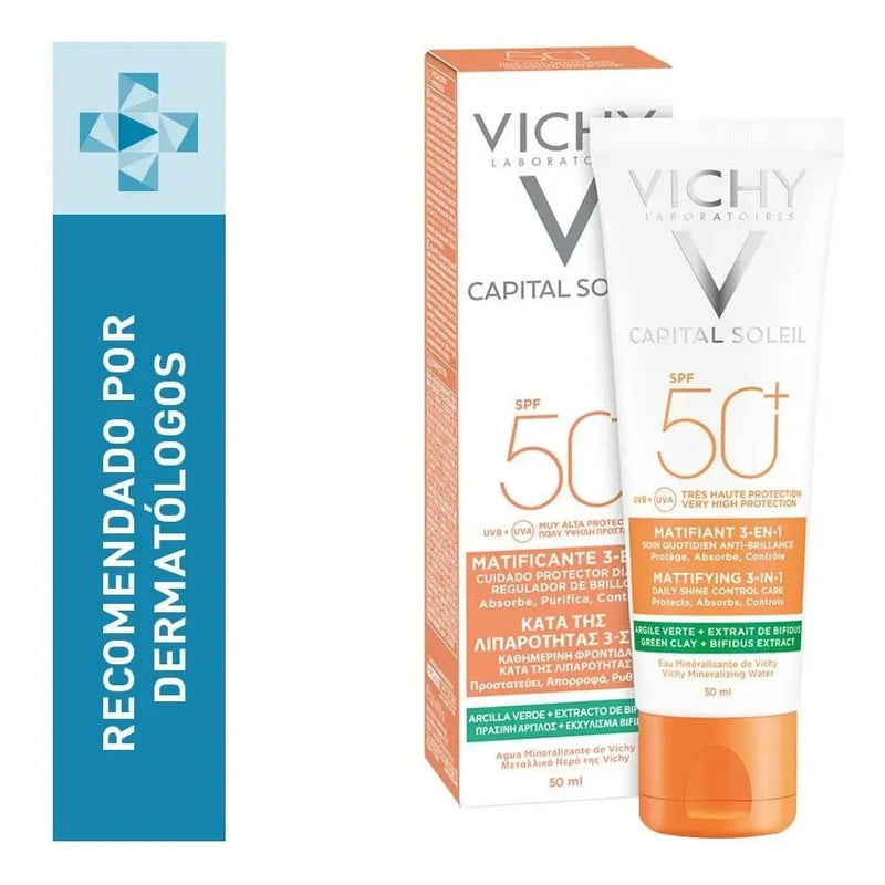 Protector Solar Capital Soleil Matificante 3-1 Spf50+ Vichy