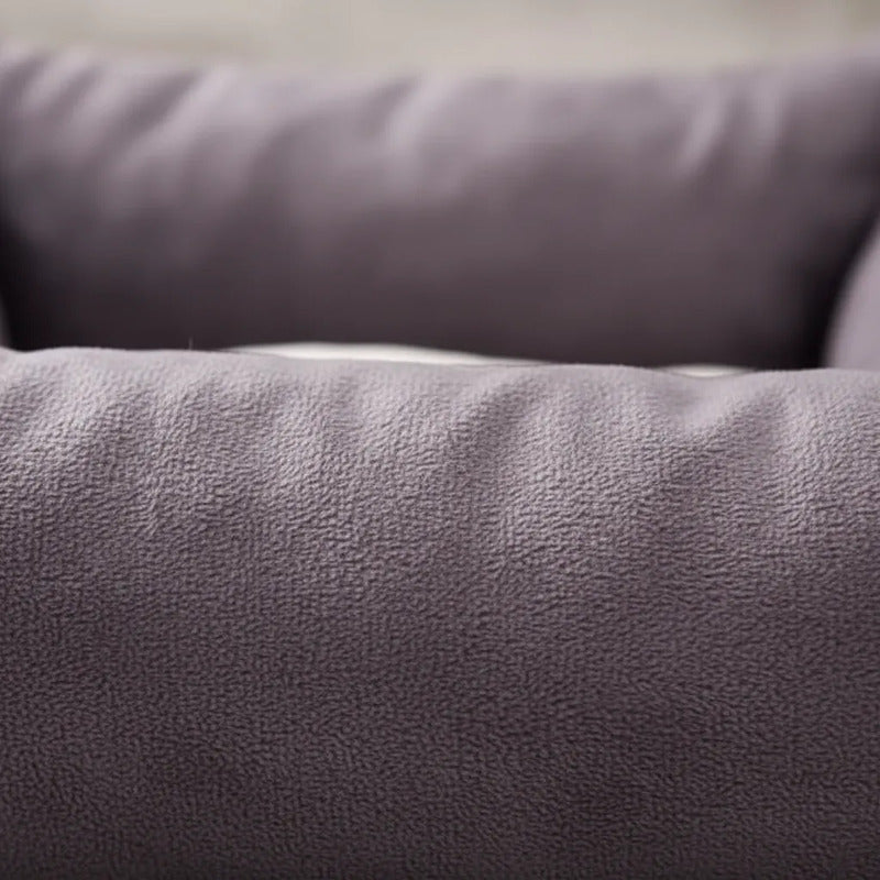 Cama Rectangular Diseño Excava Y Duerme Para Perro, X-grande Gris Oscuro Rectangular
