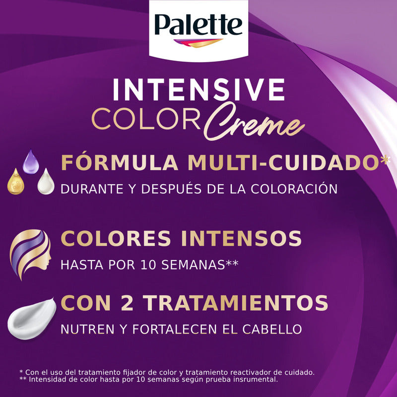 Tinte Para Cabello Color Creme Rubio Oscuro 6-0 Palette 6-0 Rubio Oscuro