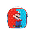Lonchera Escolar Mario Bros Azul Chenson Rojo/azul Colorido Inspirado En Mario Bros