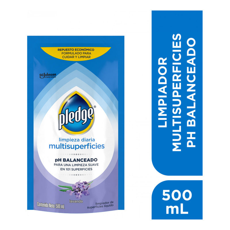 Limpiador Pledge Multisuperficie Lavanda Dp 500ml