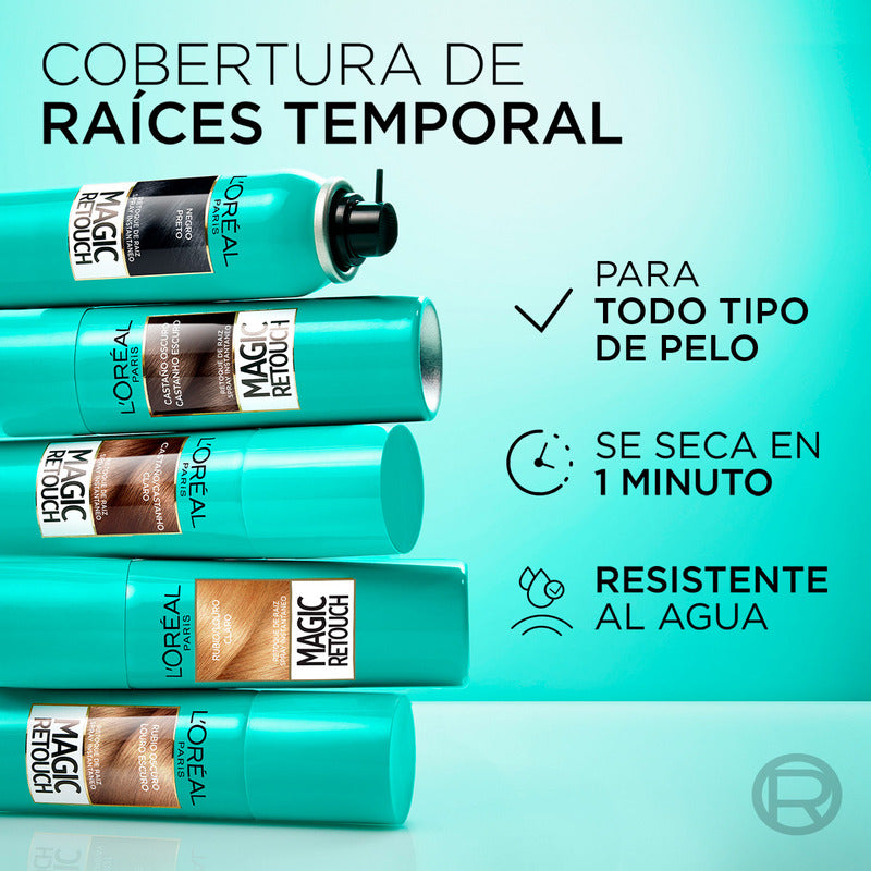 Loréal Paris Magic Retouch Tono Rubio Claro Para Cabello 75 Ml
