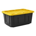 Caja Organizadora Member's Mark Tapa Amarilla 102.2 Litros Negro Lisa