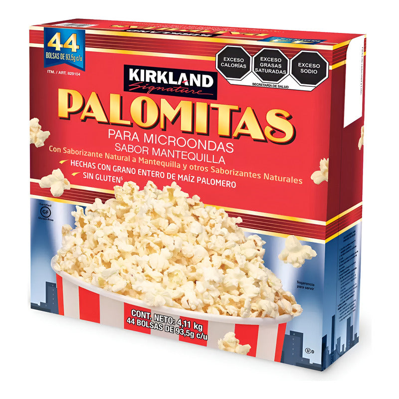 Palomitas Kirkland Signature De Mantequilla Para Microondas, Pack De 44 Bolsas