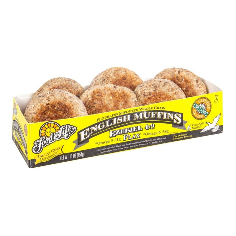Pan Congelado Muffin Linaza Ezekiel Food For Life 456 Grs