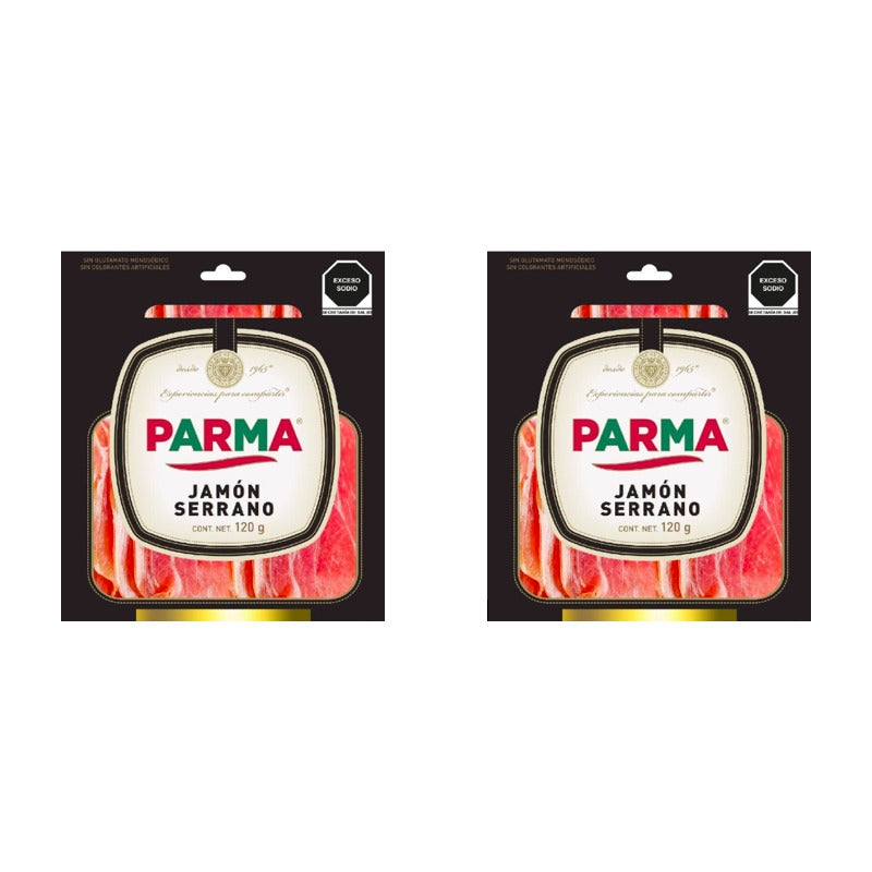Jamón Serrano Parma 2 Piezas De 120 G