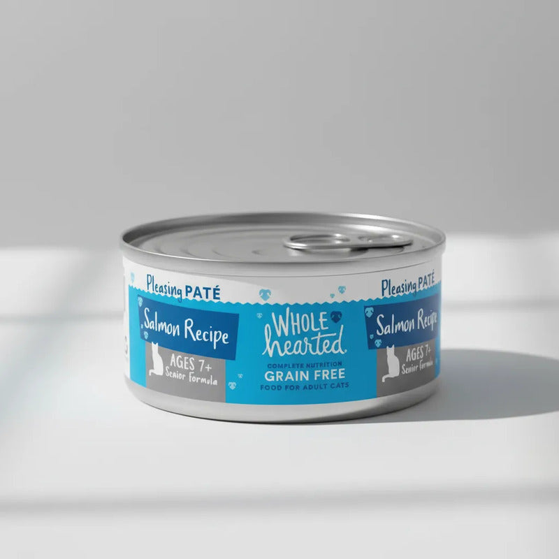Alimento Natural Húmedo Para Gato Senior Receta Salmón 156 G