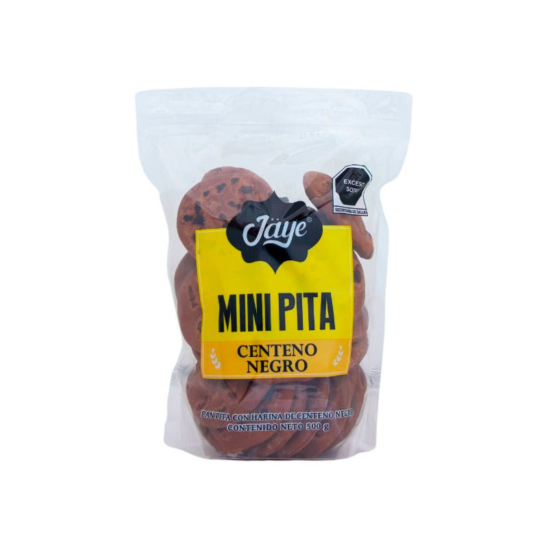 Pan Pita Mini Jaye De Centeno Negro 500 G