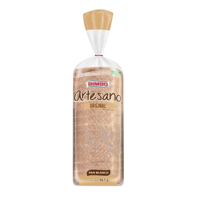 Pan Blanco Bimbo Artesano Original 567g